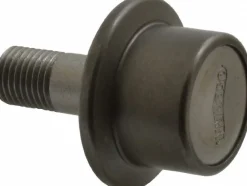 Flanged Cam Follower: 1" Roller Length, 1" Stud Length