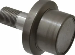 Flanged Cam Follower: 2" Roller Length, 2" Stud Length