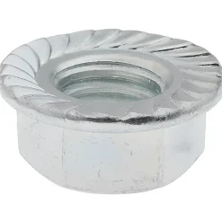 1/2-13, 1.031" Flange Dia, Serrated Flange Nut