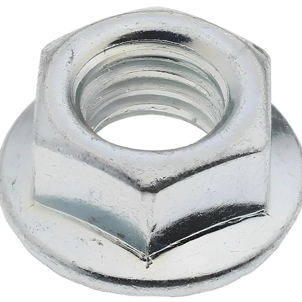 1/2-13, 1.031" Flange Dia, Serrated Flange Nut