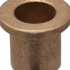Flanged Sleeve Bearing: 1/2" ID, 5/8" OD, 3/4" OAL, Oil-Impregnated Bronze