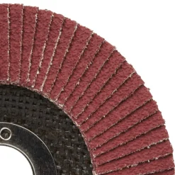 Flap Disc: 4-1/2" Dia, 7/8" Hole, Premium Ceramic Alumina, Type 27