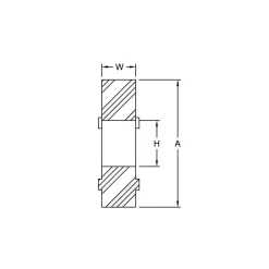 Flexible Coupling: Spider, Buna-N, 2.1200" OAL
