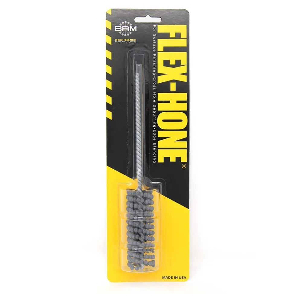 Flexible Cylinder Hone: 1" Max Bore Dia, 180 Grit, Silicon Carbide