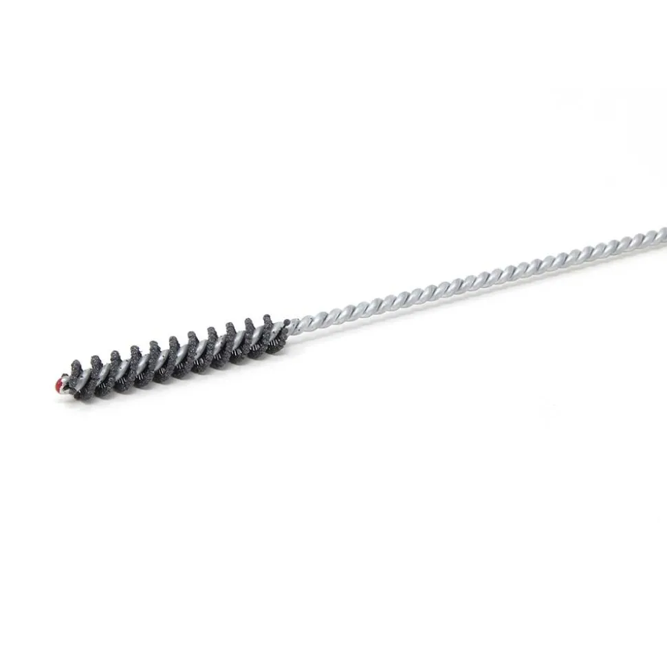 Flexible Cylinder Hone: 1/4" Max Bore Dia, 180 Grit, Silicon Carbide