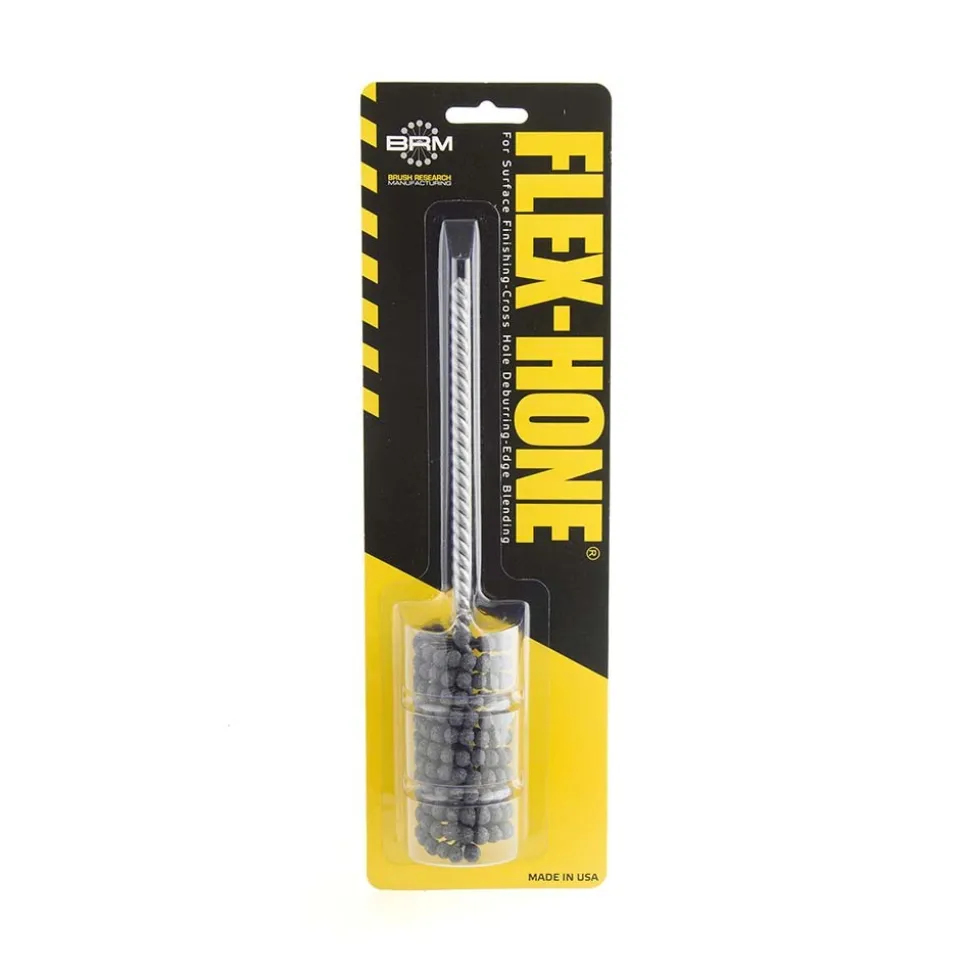 Flexible Cylinder Hone: 1-1/4" Max Bore Dia, 120 Grit, Silicon Carbide