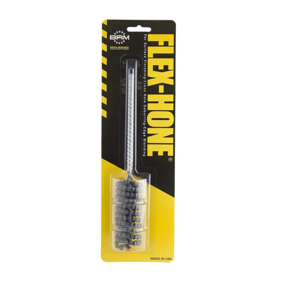 Flexible Cylinder Hone: 1-1/8" Max Bore Dia, 180 Grit, Silicon Carbide