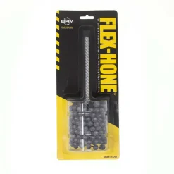 Flexible Cylinder Hone: 2-1/4" Max Bore Dia, 180 Grit, Silicon Carbide