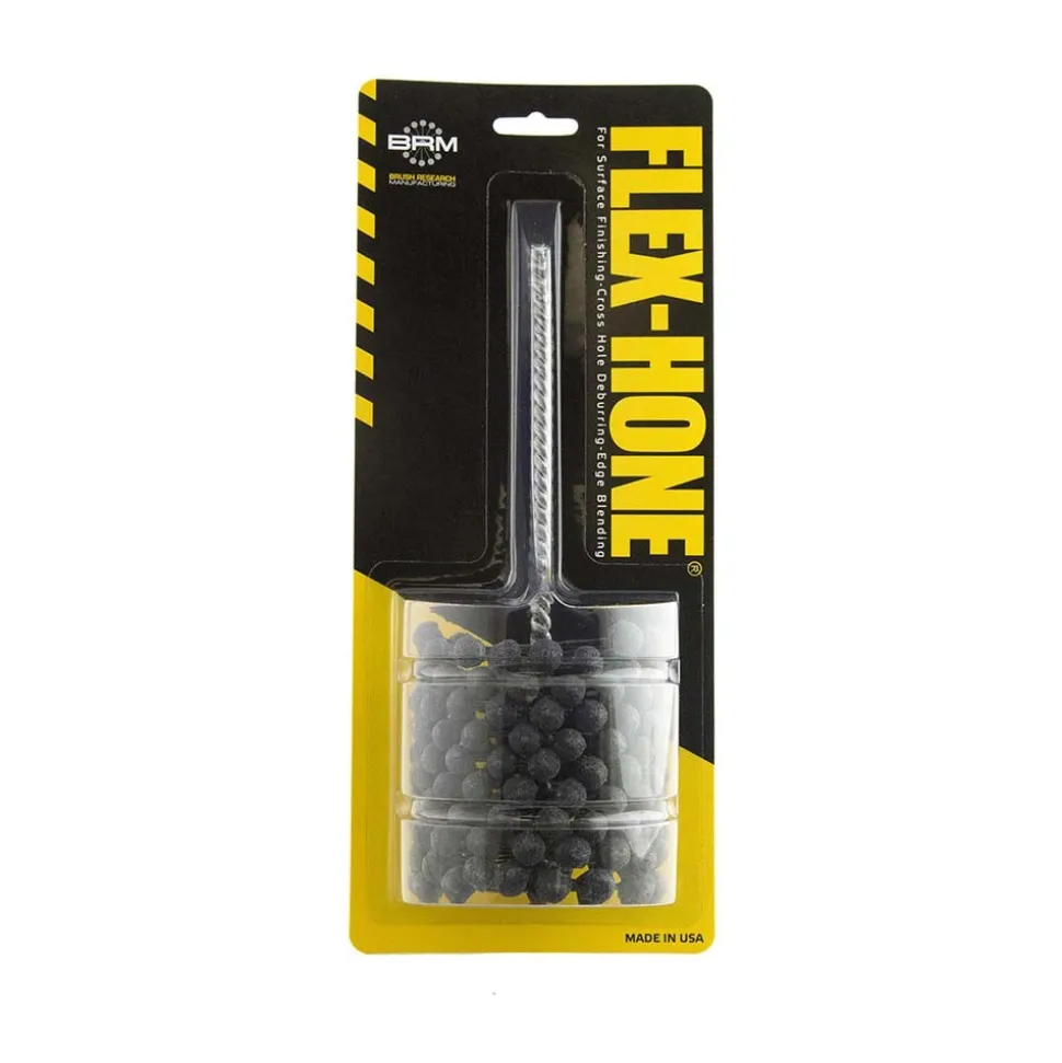 Flexible Cylinder Hone: 3" Max Bore Dia, 120 Grit, Silicon Carbide
