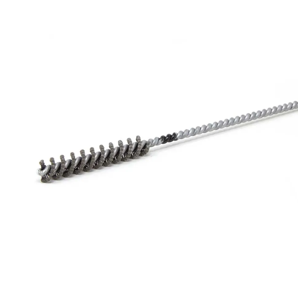 Flexible Cylinder Hone: 1/4" Max Bore Dia, 320 Grit, Aluminum Oxide