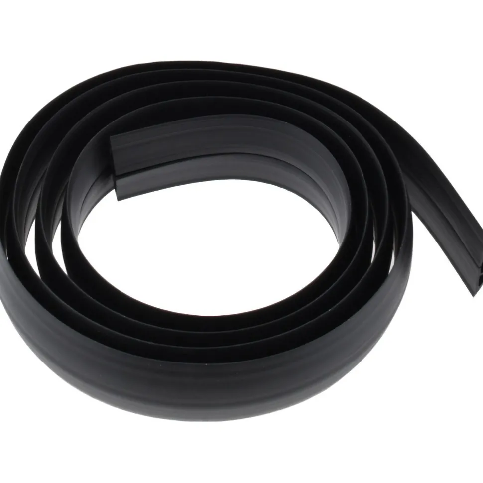 Floor Cable Cover: Polyvinylchloride, 1 Channel, 0.31" Max Cable Dia