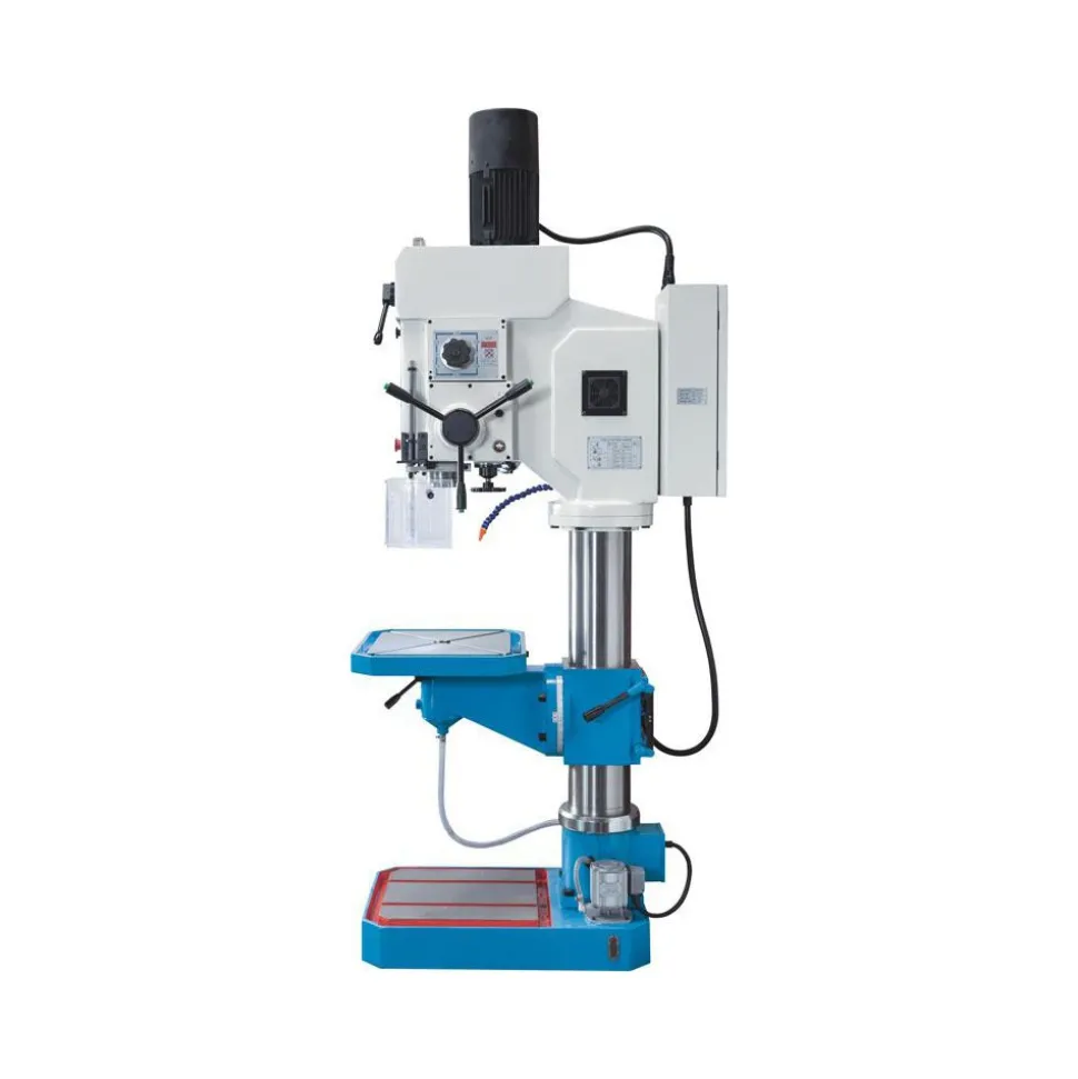 Floor Drill Press: 3 hp, Geared Head Drive, 230 V, 3 Phase