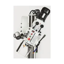 Floor Drill Press: 2 hp, Geared Head Drive, 230 V, 3 Phase