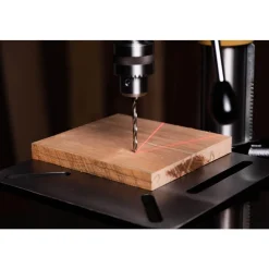 Floor Drill Press: 15" Swing, Geared Head, Variable Speed Pulley, 115V, Single Phase
