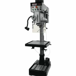 Floor Drill Press: 10.4370" Swing, 2 hp, Geared Head Drive, 460 V, 3 Phase
