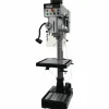 Floor Drill Press: 10.4370" Swing, 2 hp, Geared Head Drive, 230 V, 3 Phase
