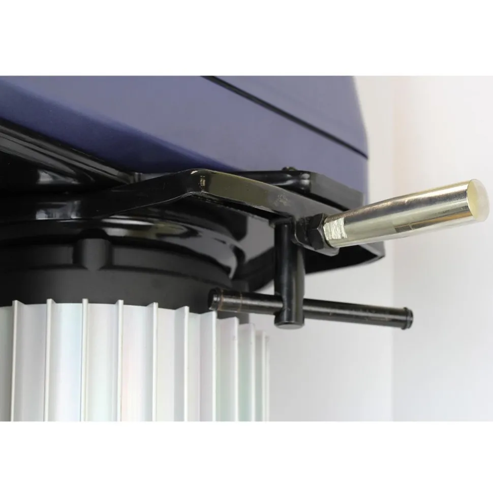 Floor Drill Press: 17" Swing, 1 hp, Step Pulley Drive, 120 & 240 V, 1 Phase