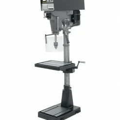Floor Drill Press: 15" Swing, 1 hp, 115 & 230 V, 1 Phase