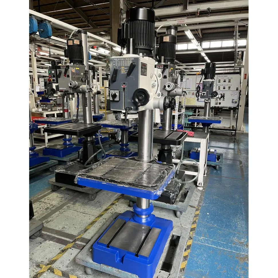 Floor Drill Press: 20-7/16" Swing, 1 hp, 220 V, 1 Phase