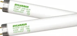 Fluorescent Tubular Lamp: 32 Watts, T8, Medium Bi-Pin Base