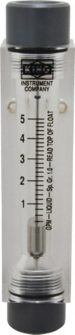 1/2" FNPT Port Block Style, Inline Flowmeter