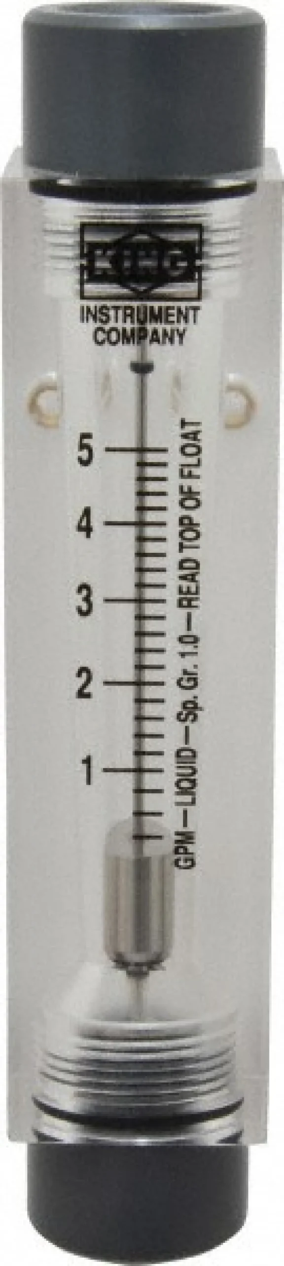 1/2" FNPT Port Block Style, Inline Flowmeter