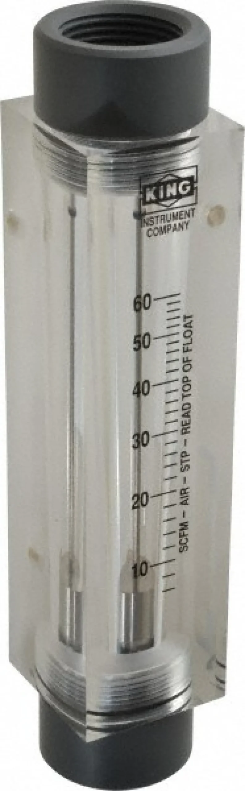 1" FNPT Port Block Style, Inline Flowmeter