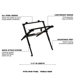 Folding Table Saw Stand