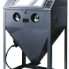 Free-Standing Sandblasting Cabinet: 24" Wide, 24" Deep, 23" High, 12 CFM @ 80 psi, Suction