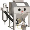 Free-Standing Sandblasting Cabinet: 42" Wide, 24" Deep, 24" High, 25 CFM @ 80 psi, Pressure
