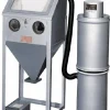 Free-Standing Sandblasting Cabinet: 24" Wide, 18" Deep, 23" High, 16 CFM @ 80 psi, Pressure