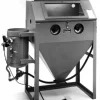 Free-Standing Sandblasting Cabinet: 36" Wide, 24" Deep, 23" High, 25 CFM @ 80 psi, Pressure