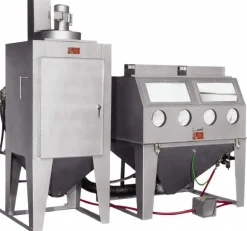 Free-Standing Sandblasting Cabinet: 60" Wide, 48" Deep, 31" High, 80 CFM @ 50 psi, Pressure