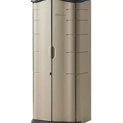 2 Ft. 6 Inches Wide x 6 Ft. High x 2 Ft. 1 Inch Deep Plastic Vertical Storage Shed