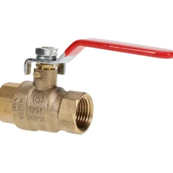 Full Port Manual Ball Valve: 1/2" Pipe, Full Port