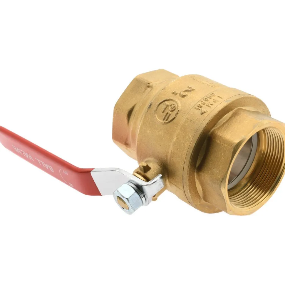 Full Port Manual Ball Valve: 2" Pipe, Full Port