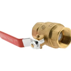 Full Port Manual Ball Valve: 1" Pipe, Full Port