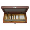 Gage Block Set: 0.0625 to 2'' Range, 9 Pc, AS-1 Grade, Steel