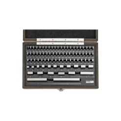Gage Block Set: 0.05 to 4'' Range, 81 Pc, B Grade, Steel