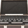 Gage Block Set: 0.05 to 4'' Range, 81 Pc, Economy Grade, Steel