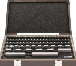 Gage Block Set: 0.05 to 4'' Range, 81 Pc, Economy Grade, Steel