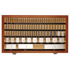 Gage Block Set: 0.05 to 4'' Range, 81 Pc, Steel