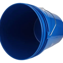 5 Gal, 14.5669" High, High-Density Polyethylene Round Blue Single Pail