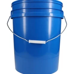 5 Gal, 14.5669" High, High-Density Polyethylene Round Blue Single Pail