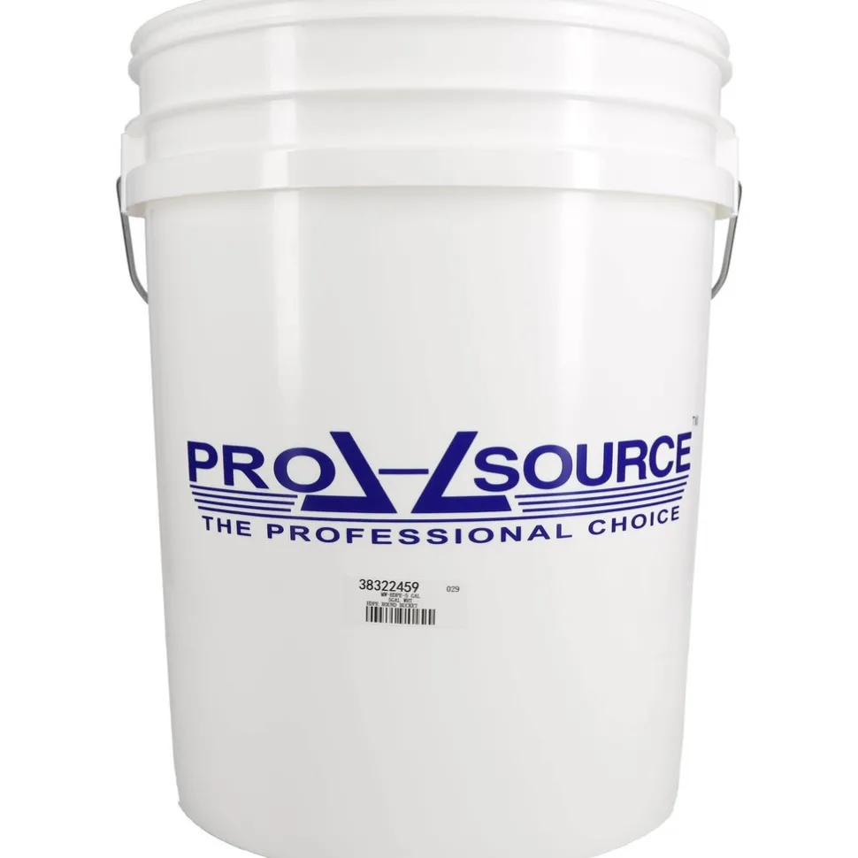 5 Gal, 14.5669" High, High-Density Polyethylene Round White Single Pail
