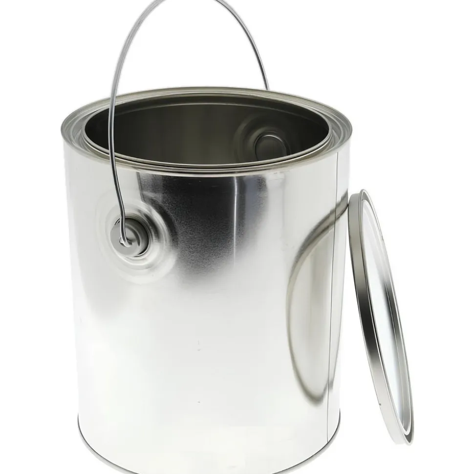 1 gal Round Tin Can with Lid