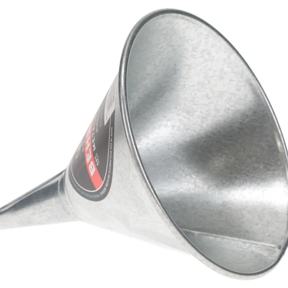 Galvanized Steel Funnel, 1 Quart Capacity