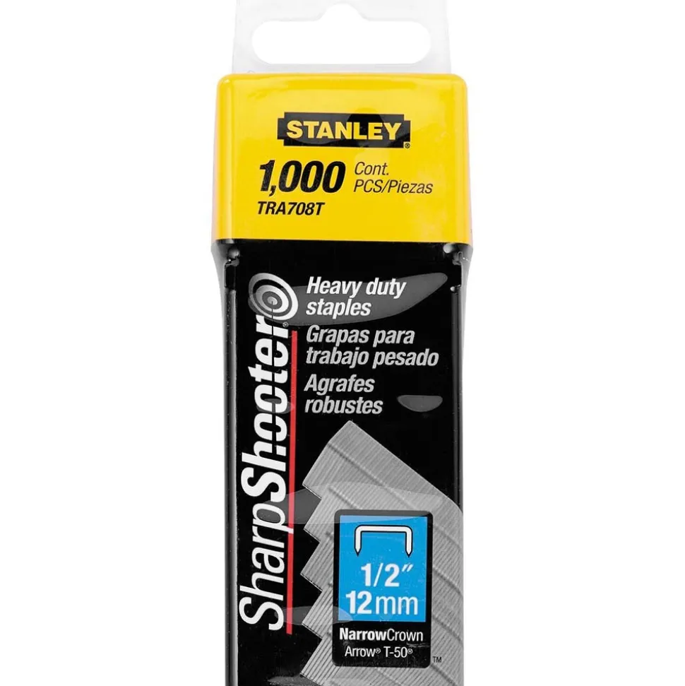 Galvanized Steel Heavy-Duty Power Crown Staple: 1/2" Leg Length