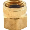 Garden Hose Fitting: Female Hose to Female Pipe Swivel, FPT, Brass