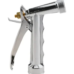 Garden Hose Pistol Nozzle: 3/4", Zinc